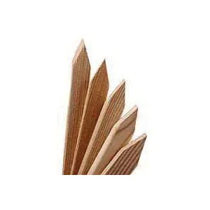 7616 Chisel Point Grade Stake, 24 in L, 3 in W, Wood, Yellow, 24 Bundle - UFP