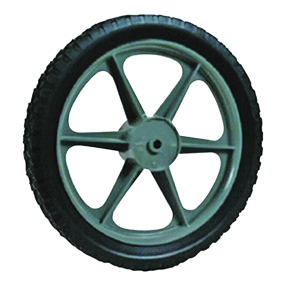 1475-P Tread Wheel, Butyl Plastic/Rubber, Black