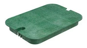 Standard 176525 Valve Box Cover, 14 in W, 19 in L, Green - NDS