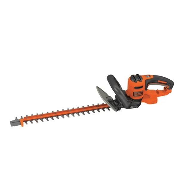 BEHTS300 Electric Hedge Trimmer, 3.8 A, 120 V, 3/4 in Cutting Capacity, 20 in Blade, Orange - Black+Decker