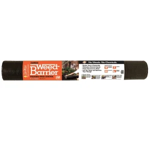 DWB194100 Weed Barrier, 100 ft L, 4 ft W, Polyester, Gray - DeWitt
