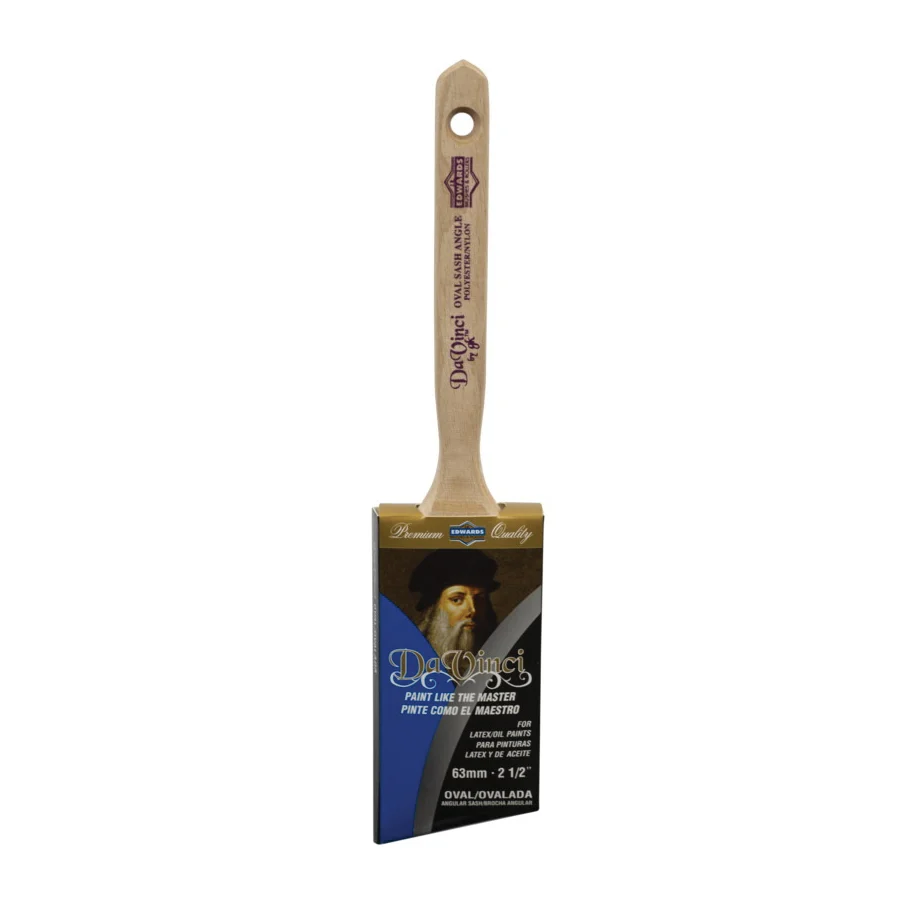 1155124-0250 Paint Brush, Angle Sash Brush, 2-1/2 in W Bristle