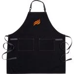 3047 Utility Apron, 2-Pocket, Cotton, Black