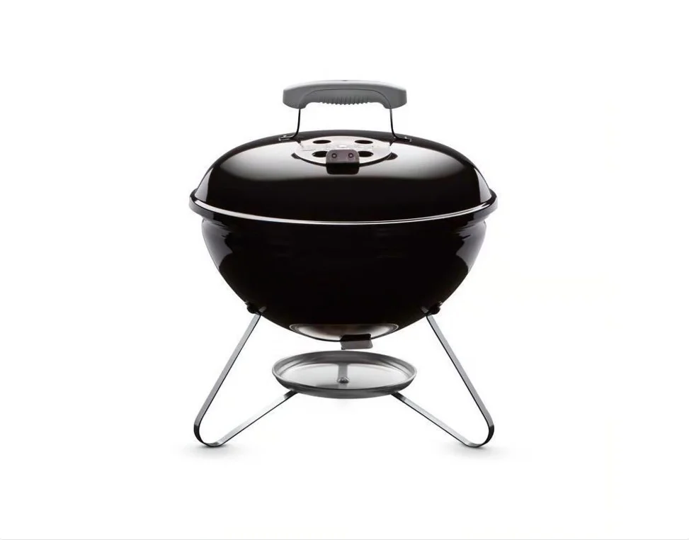 1501695 Charcoal Grill, 147 sq-in Primary Cooking Surface, Black, Side Shelf Included: No, Porcelain Body
