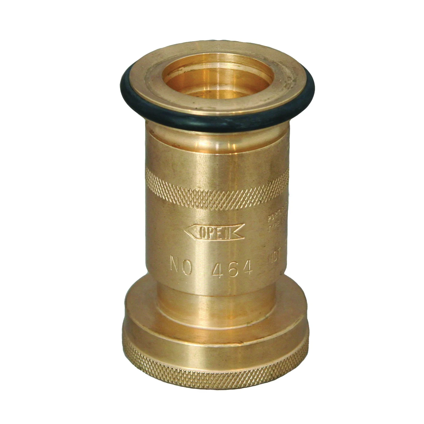 JAHN-150-NST Hose Nozzle, 1-1/2 in, NST, Thermoplastic Rubber, Brass, Twist Grip