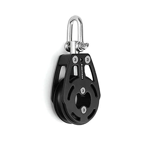 Blue shark-Sailing Pulley Aluminum Blocks Ball Bearing 57mm Single Swivel 2310