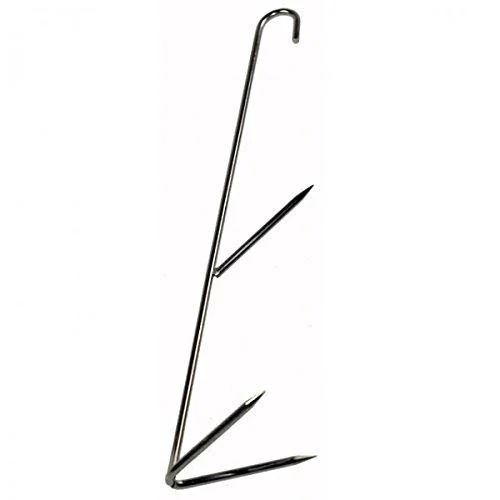 pcs. Smoking hooks claws smoking hooks hook fish 22 cm / 3 mm stainless steel NEW - DD-Tackle