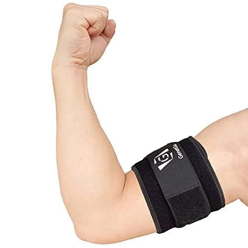 Bicep & Tricep Tendonitis Brace Compression Sleeve - Pain Relief for Bicep and Tricep Muscle Strains, Upper Arm Support (L/XL Width-4")