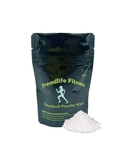 TreadLife Fitness Powder Wax - Dry Treadmill Belt Wax - 2oz - 3+ Applications