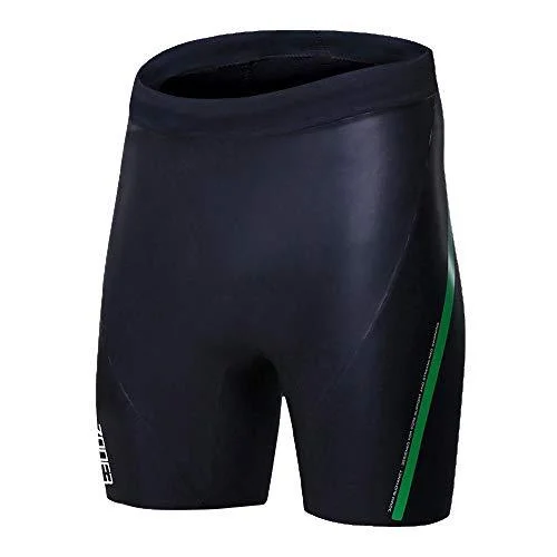 Zone3 Neoprene Buoyancy Shorts 'The Next Step' 3/2mm Black/Green Small
