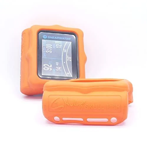 SKULL FISH Soft Protection Cover for Shearwater Research Perdix/Perdix 2 / Perdix-AI Dive Computer Orange