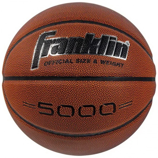 Sports 32050 Basketball, 29-1/2 in Dia, Rubber, Black/Tan