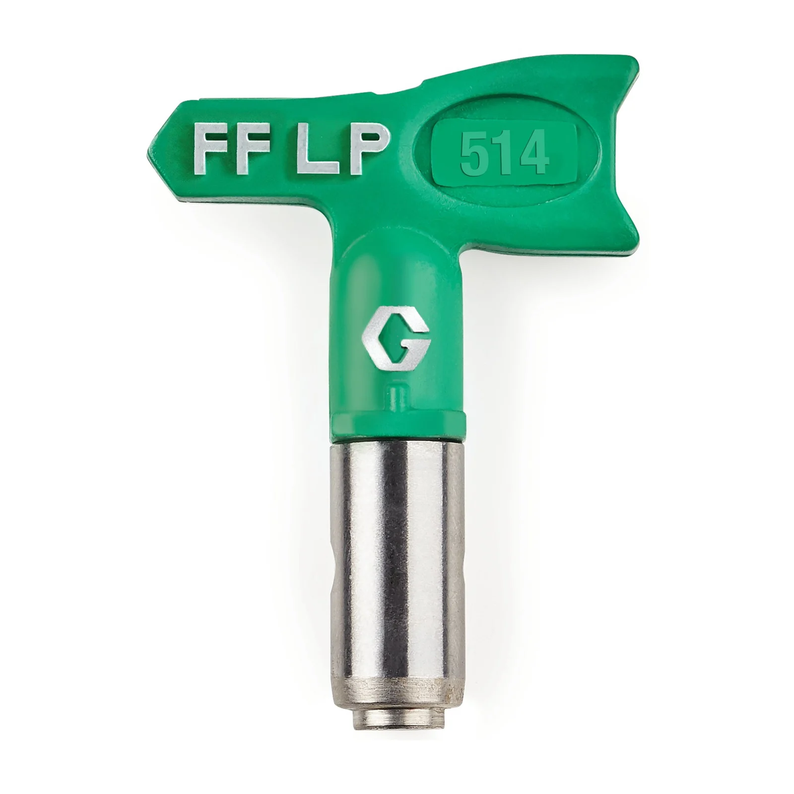 FFLP514 Spray Tip, Specifications: 10 to 12 in Fan Width, 4050 psi, 0.008 in Orifice Dia, 0.21 gpm - Graco