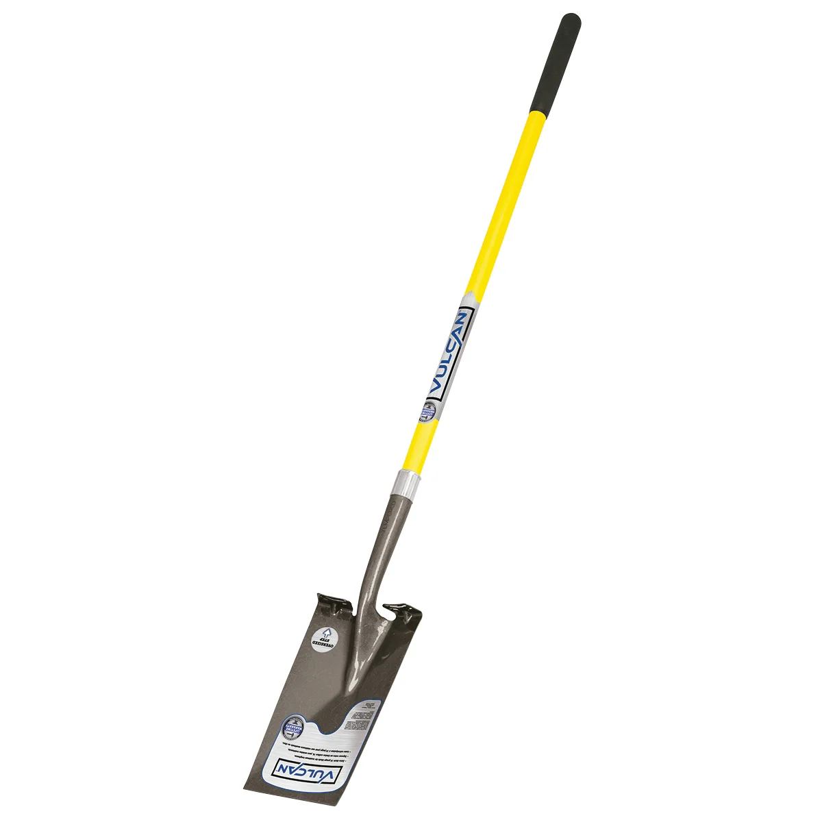 34539 Garden Spade Shovel, Fiberglass Handle, Long Handle, 48 in L Handle - Vulcan