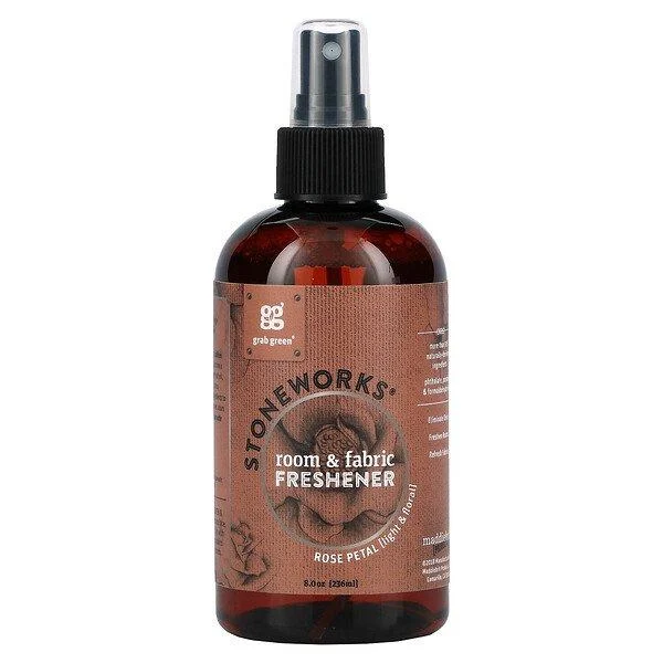 Grab Green Stoneworks Room & Fabric Freshener Rose Petal 8 oz (236 ml)