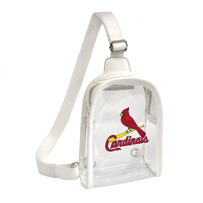 MLB St. Louis Cardinals Clear Mini Sling Bag - Little Earth Productions
