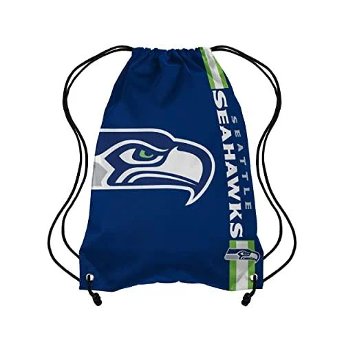 Seattle Seahawks NFL Big Logo Drawstring Backpack - FOCO