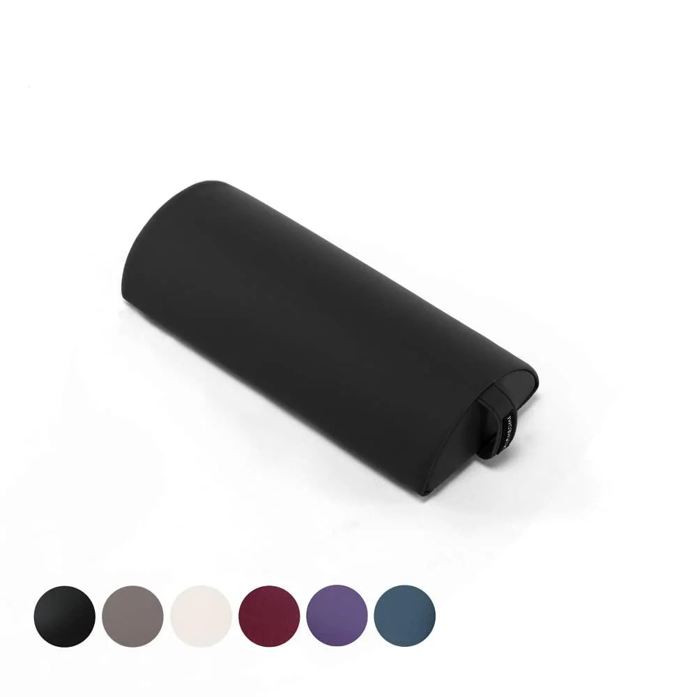 DR.LOMILOMI Massage Bolster Pillow (Mini Half-round 611, Black) Mini Half-round 611 Black