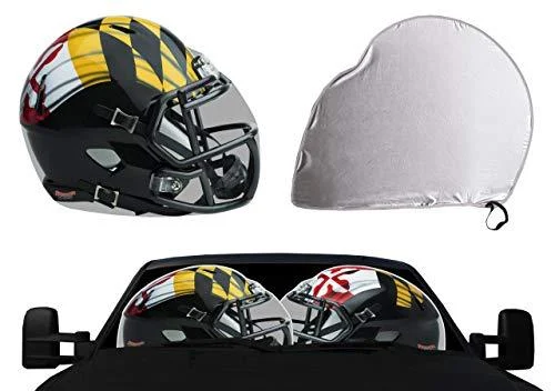 Smash'em Sports University of Maryland Auto Sunshade - Terrapins