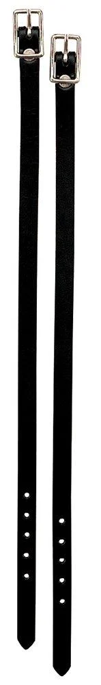 Weaver Leather English Spur Straps Black, 1/2 x 19