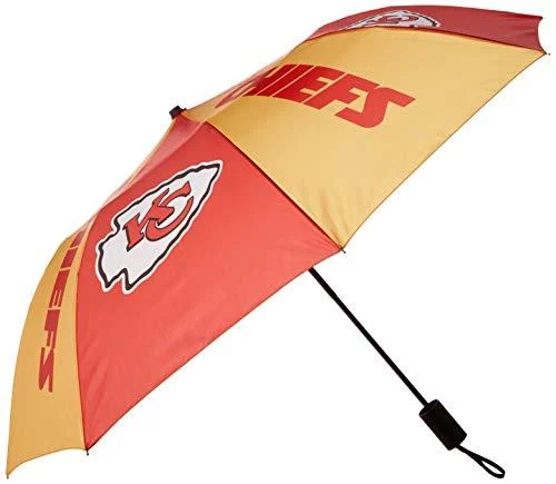 NFL Kansas City Chiefs Team Logo Umbrella, Team Color, One Size - FOCO