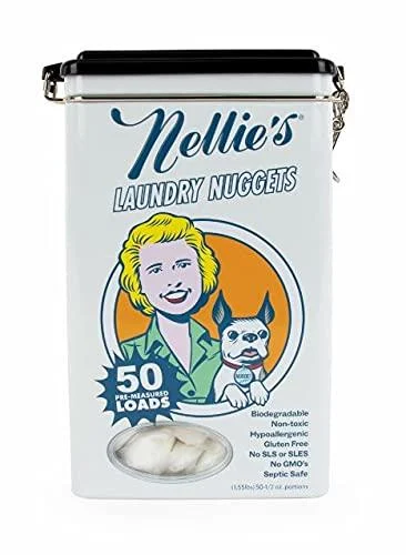 Nellie's Laundry Nuggets Unscented 50 Loads 1.7 lbs (0.77 kg)