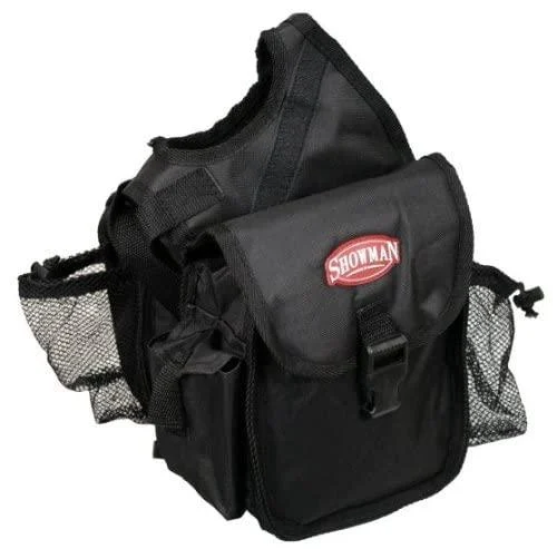 Showman Nylon Cordura Insulated Horn Bag with Buckle Closure Black