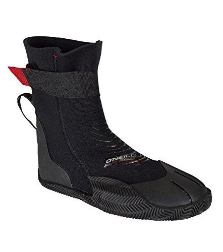 O'Neill Youth Heat 3mm Round Toe Boot Small Black - O'Neill Wetsuits
