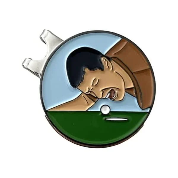 Play and Repeat Golf Ball Markers - Funny Great Golf Gift Happy Gilmore Screaming at Ball w/ Magnetic hat clip