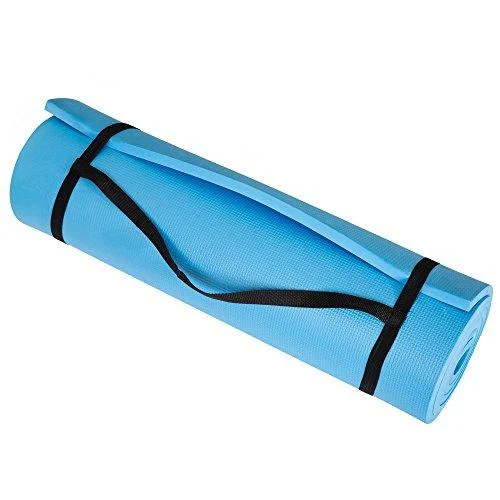 Extra Thick Yoga Mat- Non Slip Comfort Foam, Durable Exercise Mat for Fitness BLUE