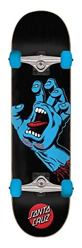 SANTA CRUZ 8.0" x 31.25" Skateboard Complete - Screaming Hand Full BLK/BLU 8.0"