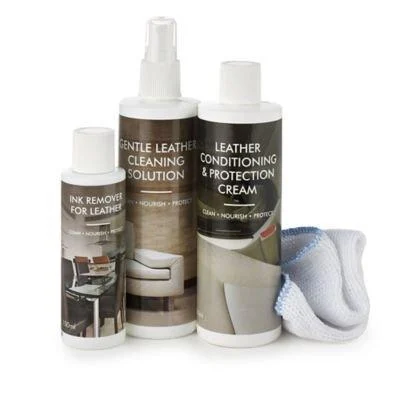 Lakeland Complete Leather Care Kit Includes Cleaner Conditioner & Stain Remover