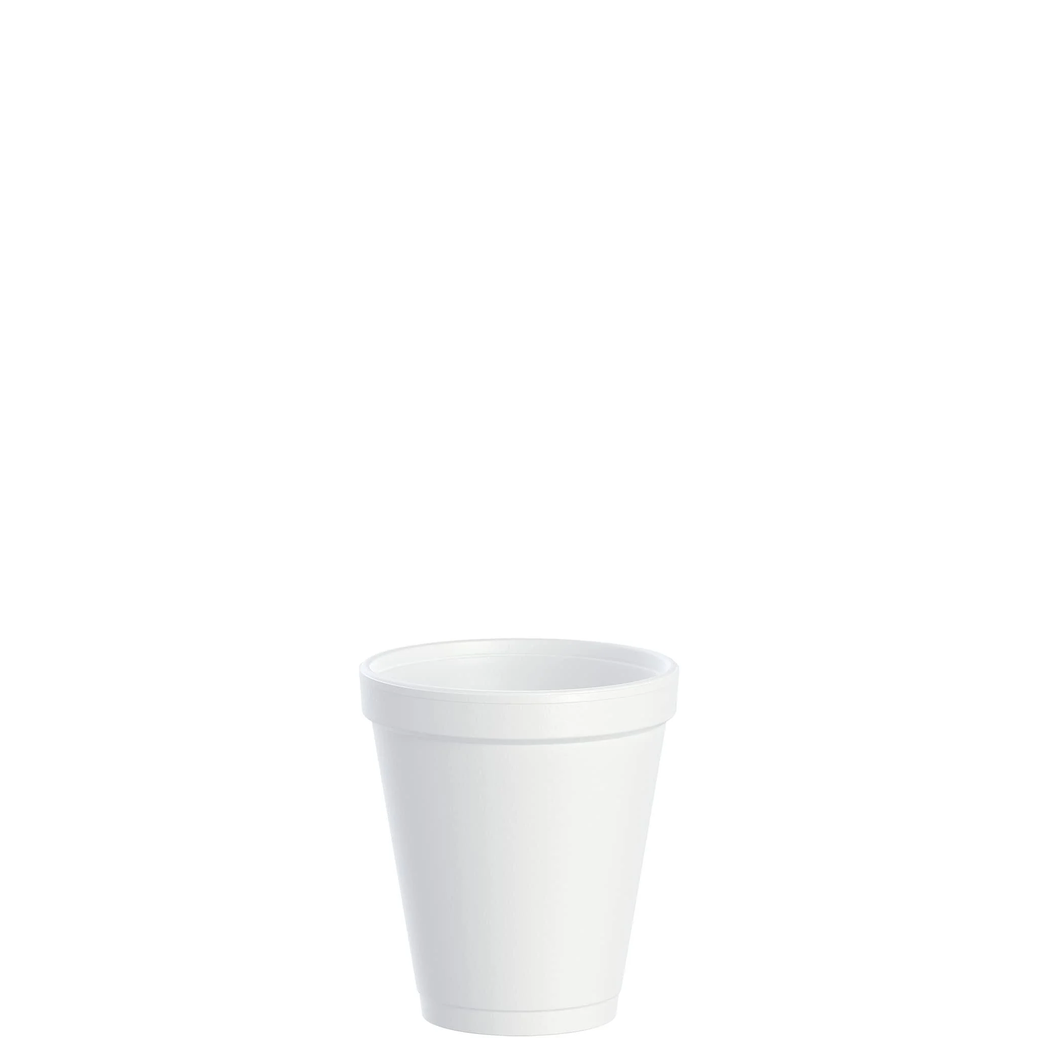 DART - 8J8CT 8-Ounce Foam Cup (Case of 1000), White White 8 ounces