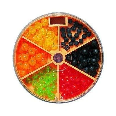 STMK rubber plastic pearls sorted colorful