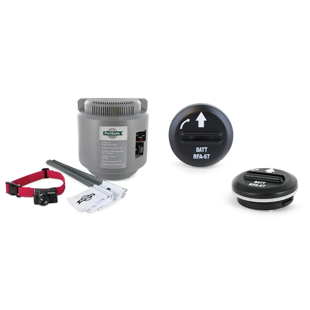 PetSafe Wireless Fence Pet Containment System + 6-Volt Lithium Batteries (RFA-67D-11) Containment System + Lithium Battery