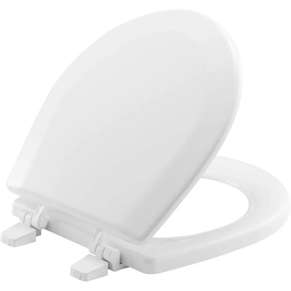BEMIS TC50TTA 000 MARINE Toilet Seat, Durable Enameled Wood, White 1 Pack Marine Seat