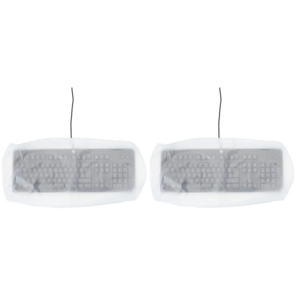 Hama 00113818 | Protective Dust Cover for Keyboards | Transparent | 48 x 5 x 21.5 cm (Pack of 2)