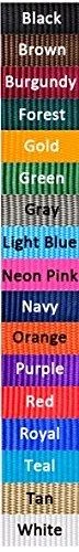 Jacks Safety Cross Ties Set of 2 Heavy Weight Poly Webbing (Royal) - Usnyabni