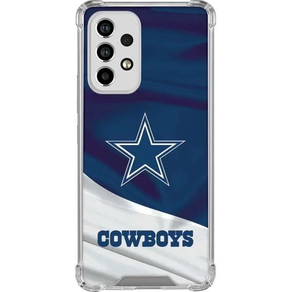 Skinit Clear Phone Case Compatible with Samsung Galaxy A53 5G - Officially Licensed NFL Dallas Cowboys Design