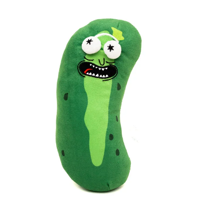 Rick and Morty Pickle Rick Squeaker Dog Toy - Buckle-Down, Inc.