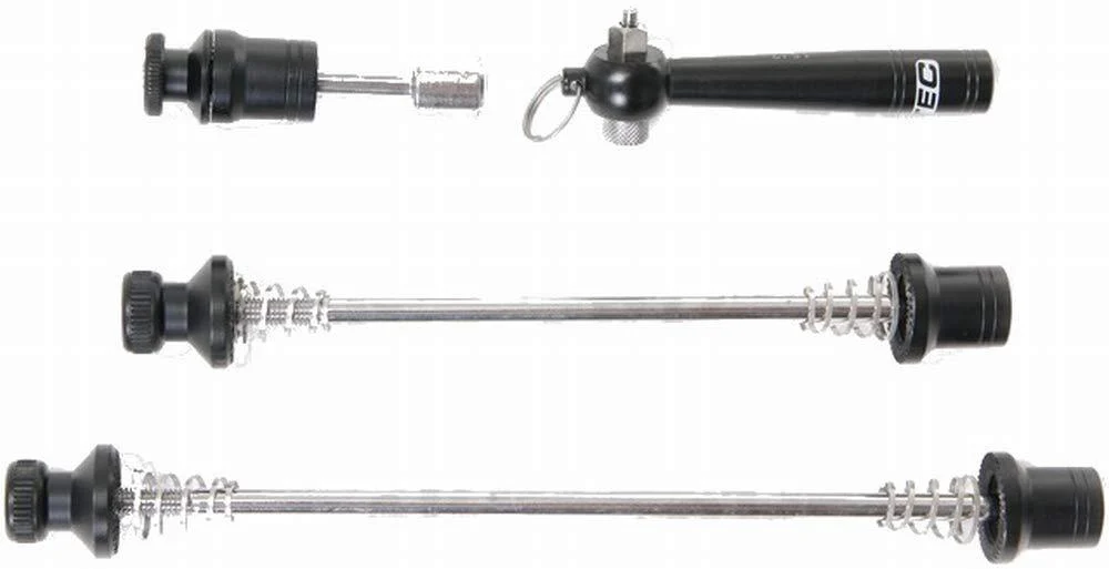 CONTEC Unisex Adult Sqr Select + quick release set Limousine black