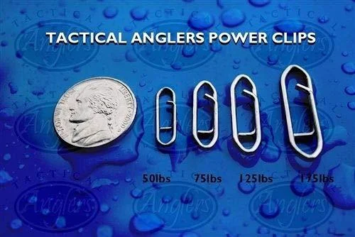 TACTICAL ANGLER'S Power Clips 50lbs - 30 pack