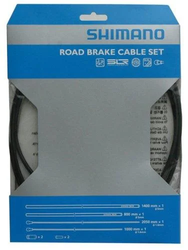 SHIMANO PTFE Road Brake Cable and Housing Set Black
