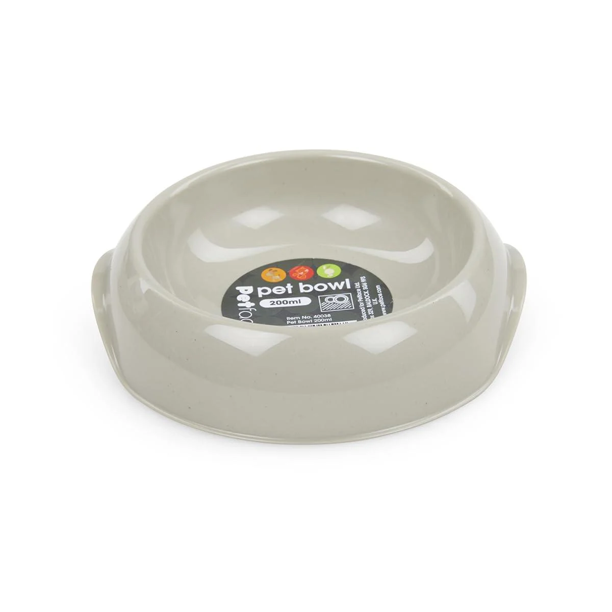 Petface Cat Feeding Bowl Blue/Grey 200 ml - Only One Supplied 200 ml Bowl