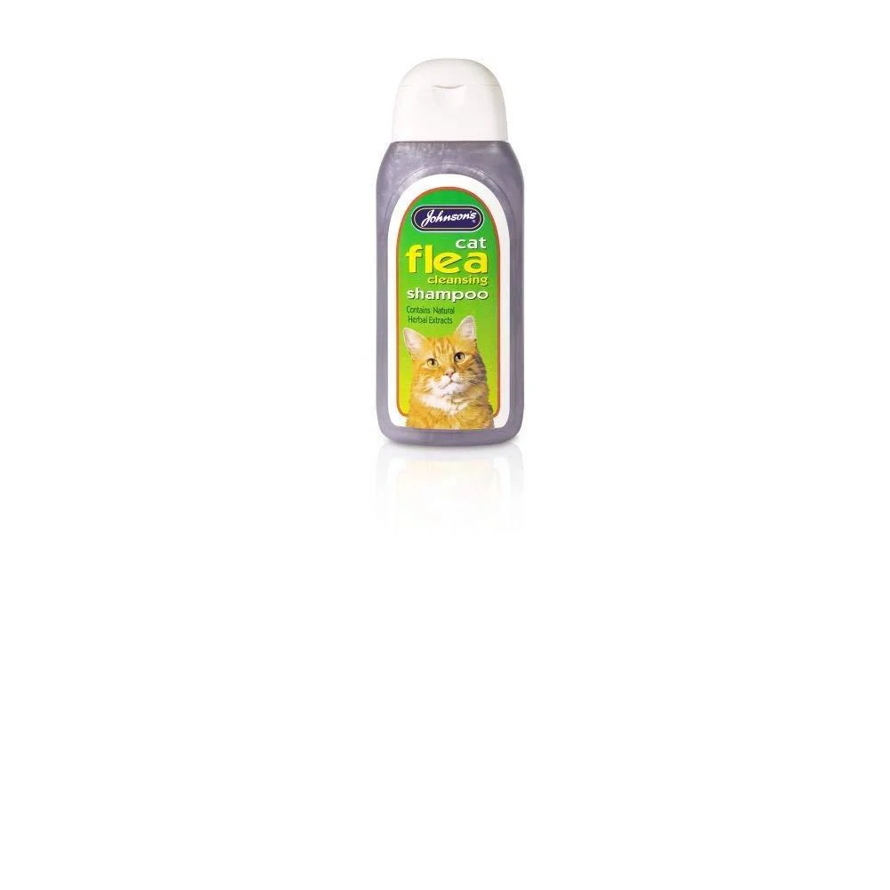 JVP Johnsons Vet Cat Flea Cleaning Shampoo 200 ml 200 ml (Pack of 1) - Johnson & Johnson