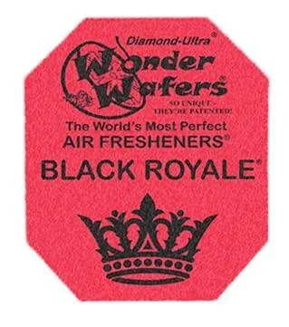 Wonder Wafers 50 Count INDIVIDUALLY WRAPPED Automobile Professional Use Air Fresheners Car and Truck Detail Black Royale