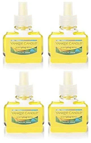 Yankee Candle Sicilian Lemon Scent Refill (Pack of 4)