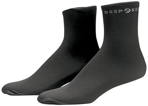 Deep See Lycra Fin Socks Black