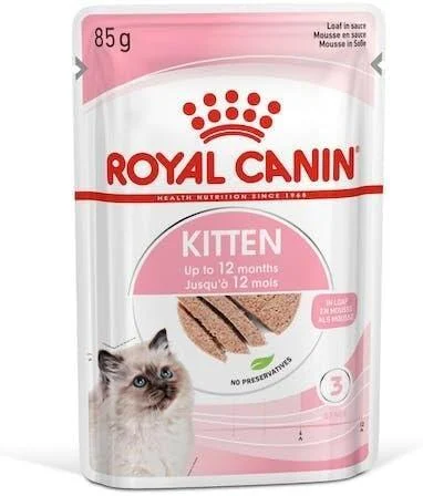 Royal Canin Kitten in Loaf Wet Food 85g (Pack of 24)