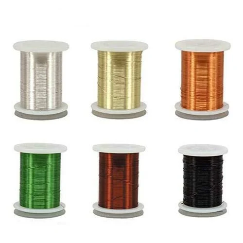 Riverruns 6 Color/Set Non-tarnishing Ultra Copper Wire 0.1mm, 0.2mm Super Realistic Fly Tying Material Proudly from Europe Great Choices for Larve Nymph, Streamer 0.1mm wire pack